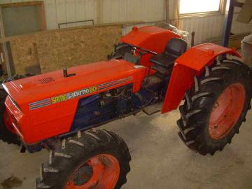 Tractor looks spiffy!